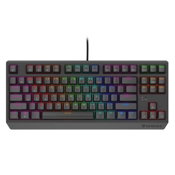 Klávesnica Genesis THOR 230 Lite, US layout čierna

