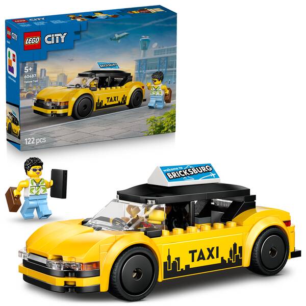 Stavebnica LEGO® City 60487 Žlutý taxík 

