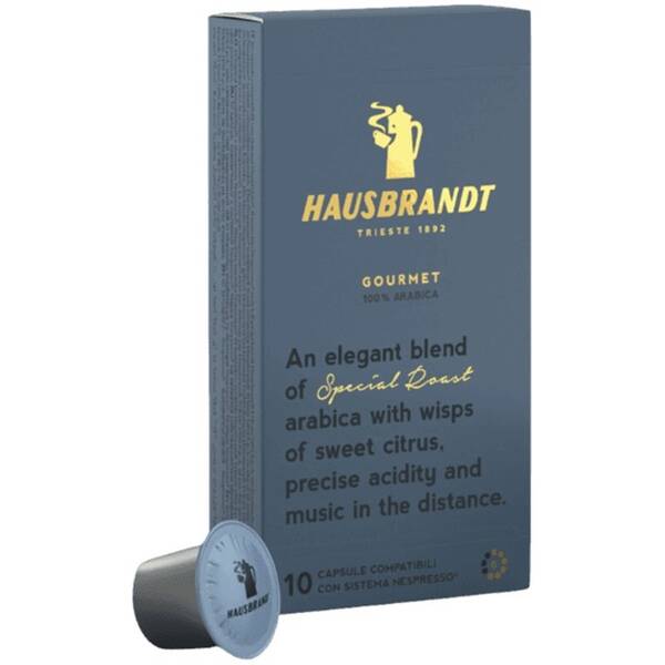 Kapsuly pre espressá Hausbrandt Gourmet (10 ks) 

