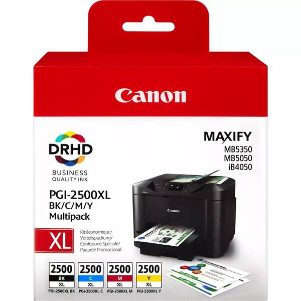 Cartridge Canon PGI-2500XL, 2500/1295 strán, CMYK 

