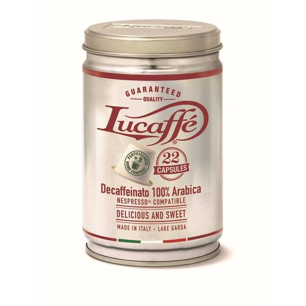 Kapsuly pre espressá Lucaffé Decaffeinato Lucapsule - Nespresso (22 ks) 

