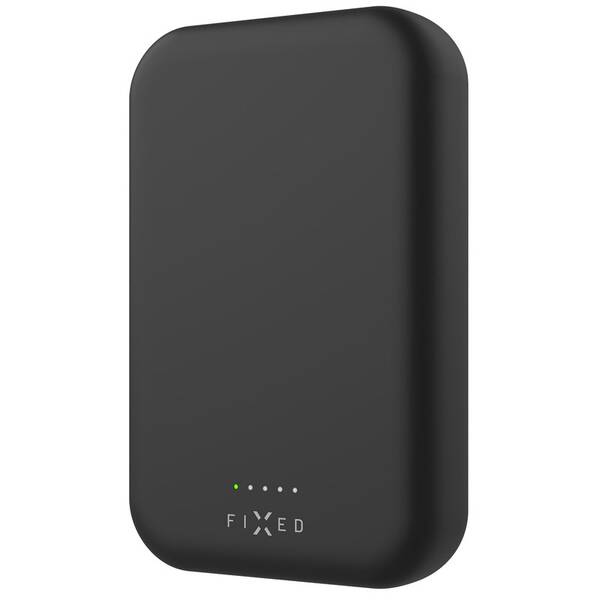 Powerbank FIXED MagZen (2nd gen.) s bezdrôtovým nabíjaním a podporou MagSafe, 10 000 mAh čierny

