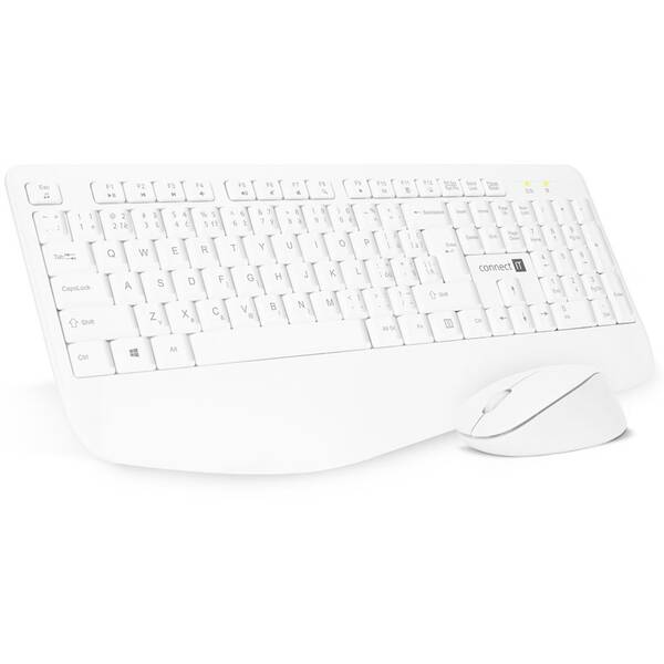 Klávesnica s myšou Connect IT Combo CKM-7804-CS, CZ/SK biela

