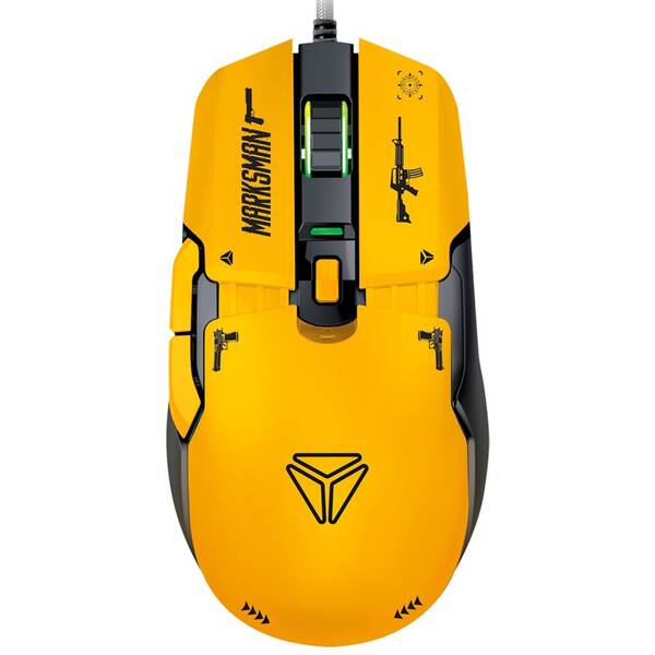 Myš YENKEE YMS 3600YW MARKSMAN žltá

