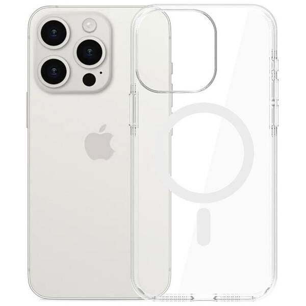 Kryt na mobil 3mk EverClear MagCase na Apple iPhone 15 Pro Max priehľadný

