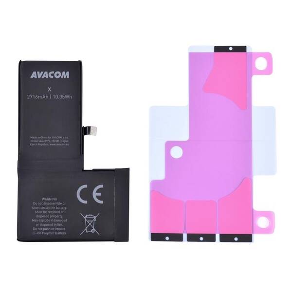 Batéria Avacom pre Apple iPhone X, Li-Ion 3,81 V 2716mAh 

