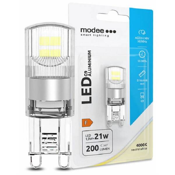 LED žiarovka Modee G9 4000K 1,9W 

