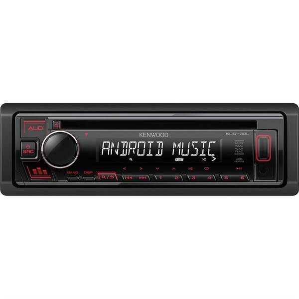 Autorádio s CD KENWOOD KDC-130UR čierne

