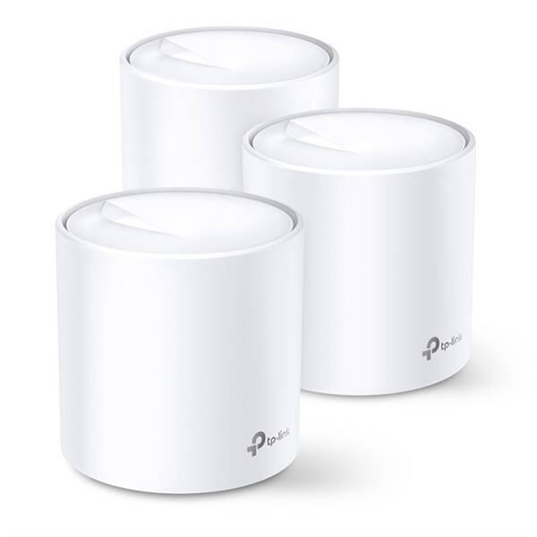 Kompletný Wi-Fi systém TP-Link Deco X20 (3 ks) biely

