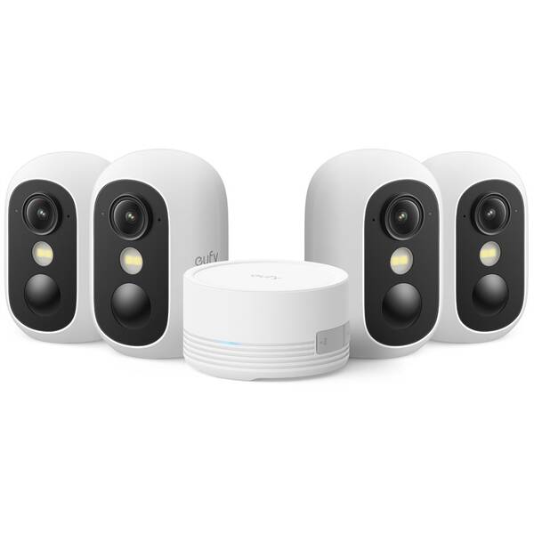 IP kamera Anker eufy C35 (4 ks + HomeBase Mini) biela

