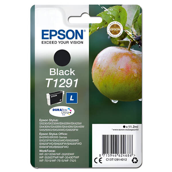Cartridge Epson T1291, 385 strán čierna

