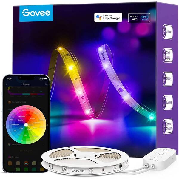 LED pásik Govee WiFi RGBIC PRO Smart, 10m 

