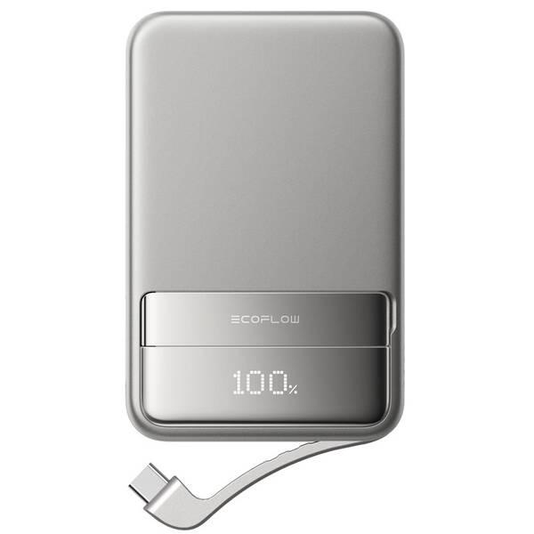 Powerbank EcoFlow Rapid Magnetic 10000mAh strieborný

