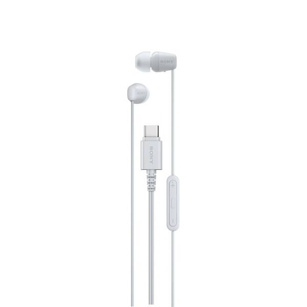 Slúchadlá Sony IER-EX15C, USB-C biela


