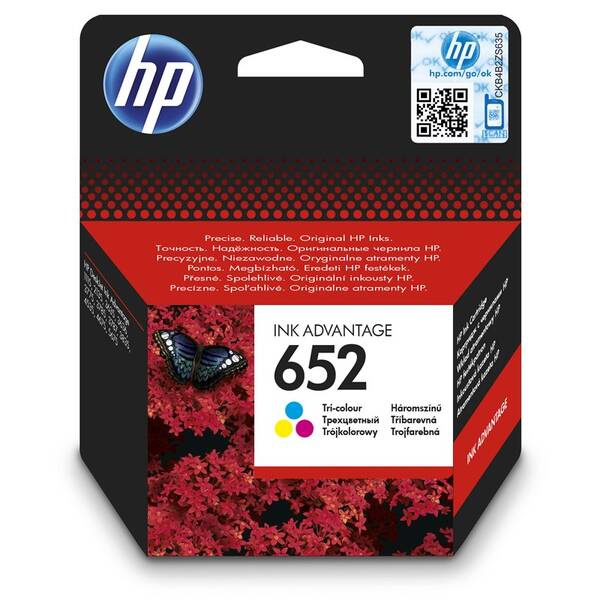 Cartridge HP 652, 200 strán - CMY 

