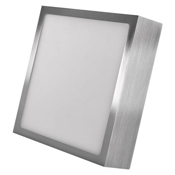 LED stropné svietidlo EMOS Nexxo, štvorec, 12,5 W, CCT kovové

