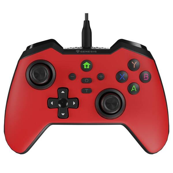 Gamepad Genesis MANGAN 300 pre PC, Switch červený

