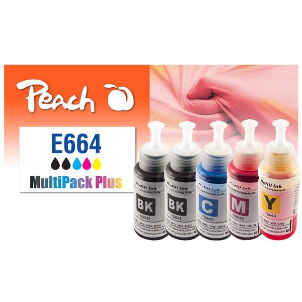 Cartridge Peach Epson 664 CombiPack Plus, 2x 4000, 3x 6000 strán - CMYK 

