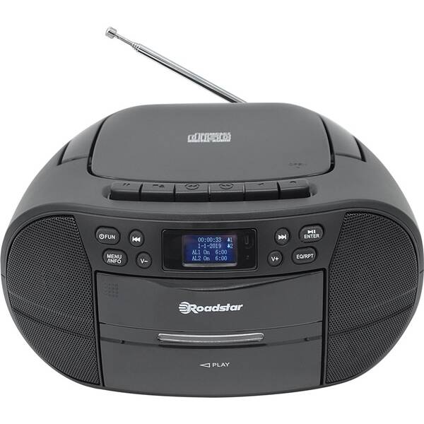 Rádiomagnetofón s DAB+/CD Roadstar RCR-779 D+ čierny

