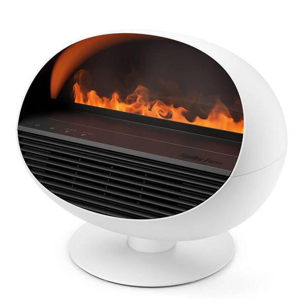 Teplovzdušný ventilátor Stadler Form Erik White biely

