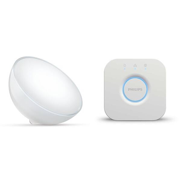 Stolná lampa Philips Go Bluetooth White and Color Ambiance + Ovladač Hue Bridge 2.0 

