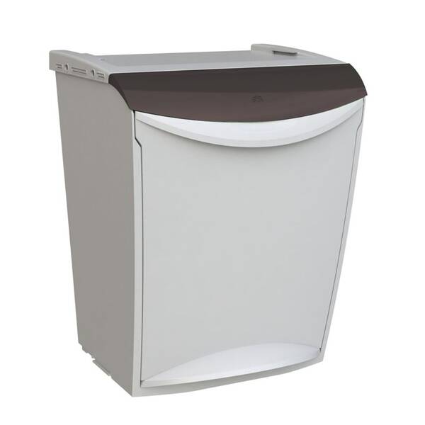 Odpadkový kôš na triedený odpad Denox 24300.790, 25 l sivý

