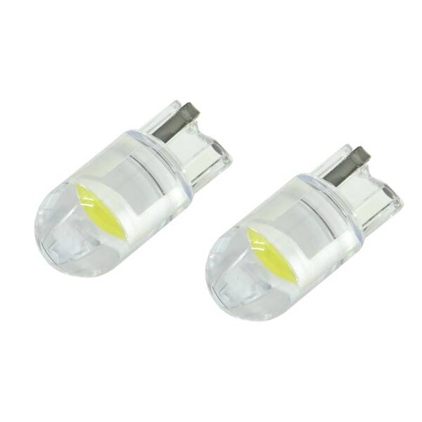 Autožiarovka Compass 1LED COB 12V T10 (2 ks) biela

