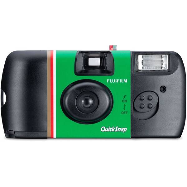 Analógový fotoaparát Fujifilm QuickSnap Flash 400/27 čierny/zelený

