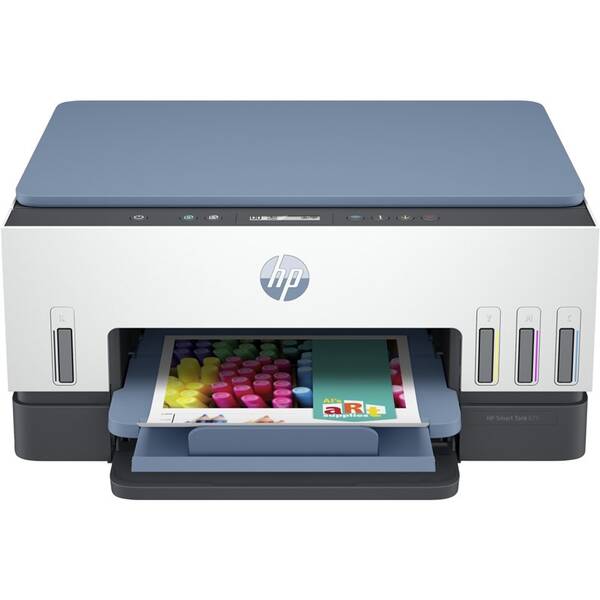 Tlačiareň multifunkčná HP Smart Tank 675 All-in-One biela/modrá

