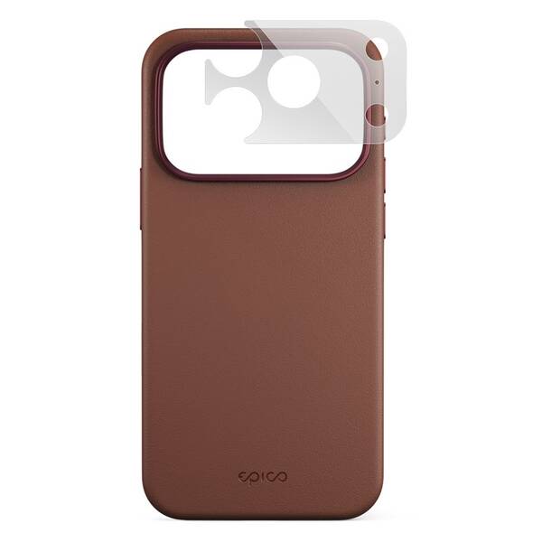 Kryt na mobil Epico Leather Pro Mag+ Apple iPhone 17 Pro Max / 18 Pro Max Qi2 & MagSafe hnedý

