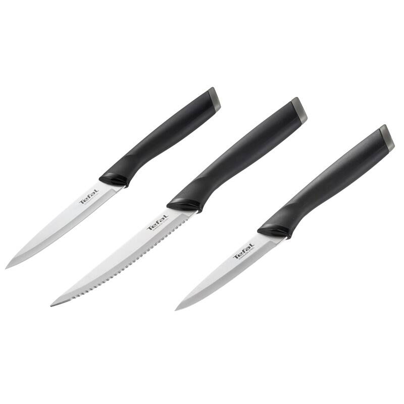 Sada kuchynských nožov Tefal Essential K2219455, 3 ks nerez