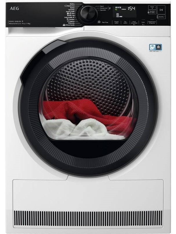 Sušička bielizne AEG AbsoluteCare® Plus 9000 TR939M6CC biela