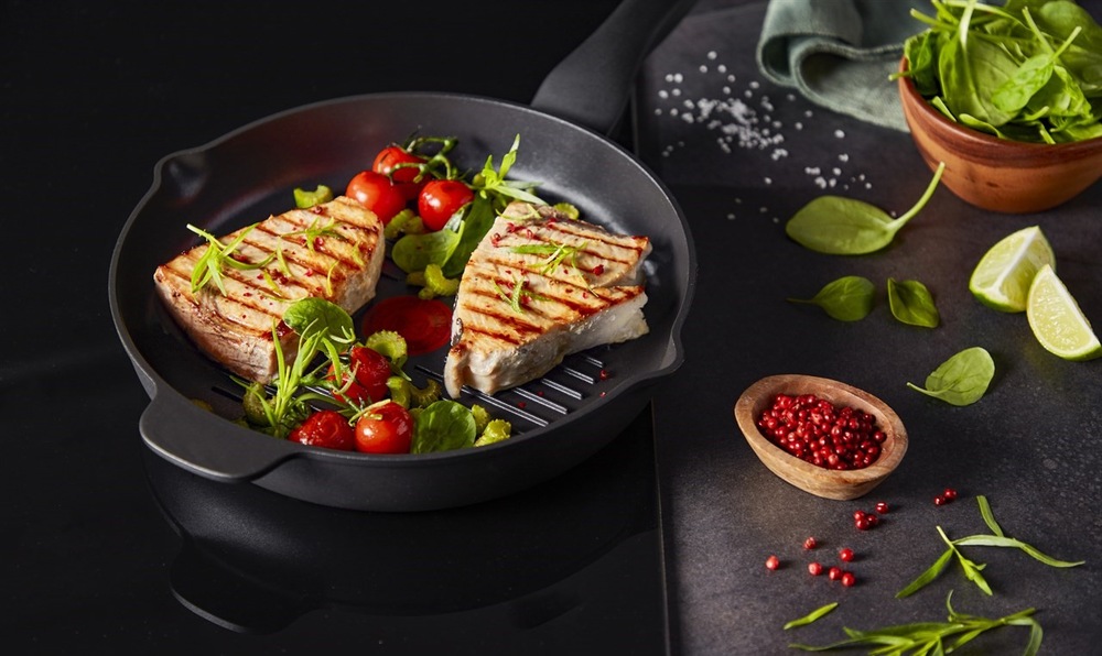 Panvica grilovacia Tefal Unlimited E2294074, 26 cm čierna