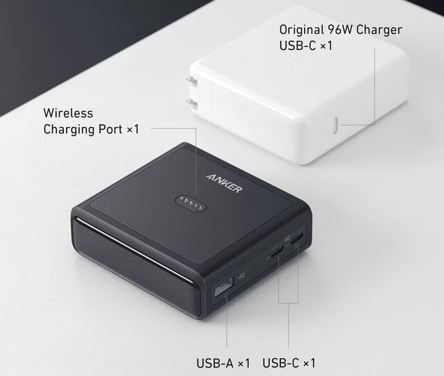 Nabíjačka Anker Charging Base 100W pro powerbanky Anker Prime čierna Nabíjačka Anker Charging Base 100W pro powerbanky Anker Prime čierna