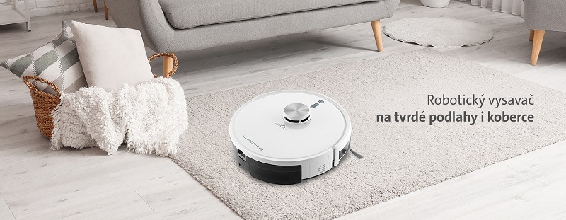 Robotický vysávač ETA Leone 524490000 biely „Robotický