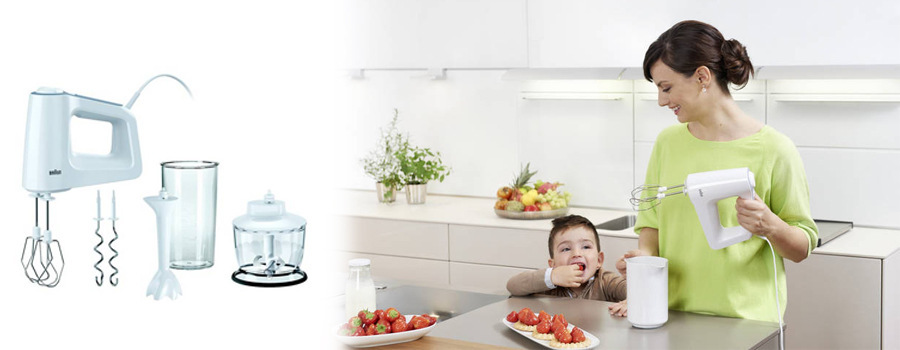 Ručný šľahač Braun MultiMix 3 HM 3135 biely Braun je vaší jasnou volbou pro nenáročnost a komfort v kuchyni, díky kterému vám zbyde spousta energie navíc. Protiskluzový úchyt rukojeti zajistí pohodlné používání a díky 5 rychlostem mísení a funkci Turbo, rychle docílíte požadované struktury těsta, která je mnohdy stěžejní pro perfektní výsledek.