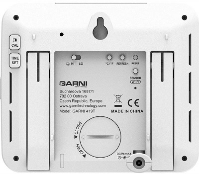 Teplomer GARNI 419T SMART biela