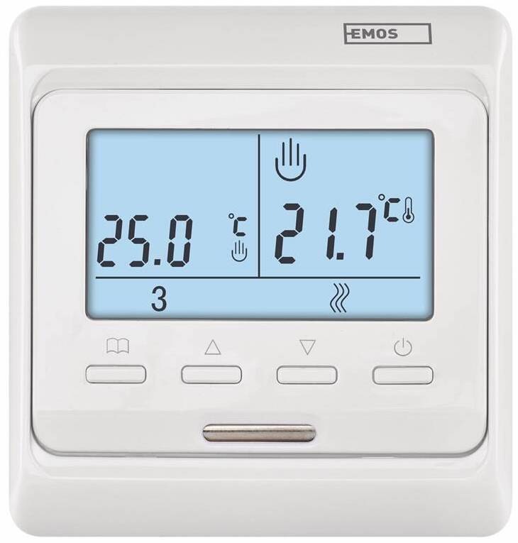 Termostat EMOS podlahový, programovateľný, drôtový, P5601UF
