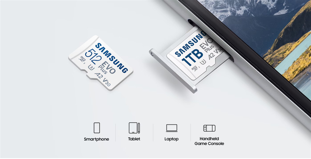 Pamäťová karta Samsung Micro SDXC EVO Plus 128GB UHS-I U3 (160R/30W) + SD adaptér