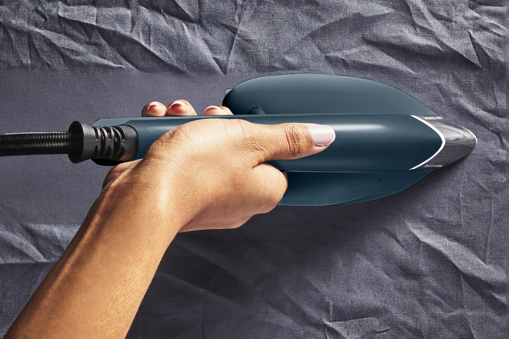 Žehlička Tefal JF4032E0 Duo Power 2 v 1 modrá „Žehlička