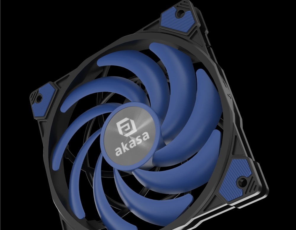 Chladič CPU AKASA Alucia H6LS M2, Low profile, 6 Heatpipes čierny AKASA Alucia H6LS M2 sa spolieha na tichý ventilátor