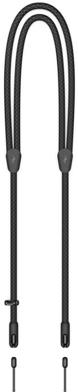 Popruh na krk Peak Design Crossbody Strap v čiernej farbe pre telefón alebo kompaktný fotoaparát