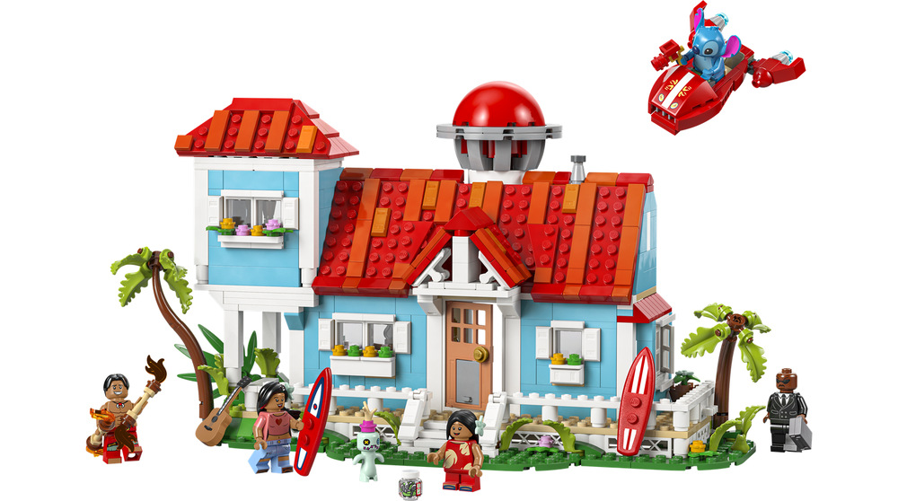 Domček LEGO Disney poteší fanúšikov Lilo a Stitcha možnosťou tvoriť vlastné scénky aj vystaviť hotový model.