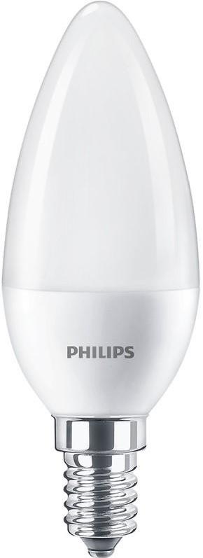 LED žiarovka Philips sviečka, 7W, E14, teplá biela