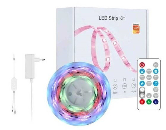 LED pásik IMMAX NEO LITE SMART/ 18W/ Wi-Fi/ IP65/ RGB/ TUYA/ DO + Music/ 5m LED pásik IMMAX NEO LITE SMART/ 18W/ Wi-Fi/ IP65/ RGB/ TUYA/ DO + Music/ 5m