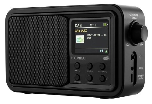 Rádioprijímač s DAB+ Hyundai PR 650 BTDAB čierny