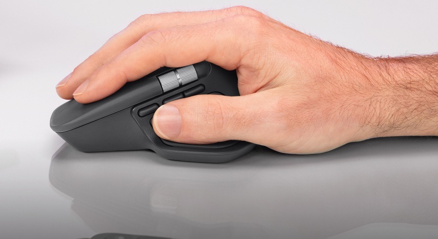 Myš Logitech MX Master 4 sivá