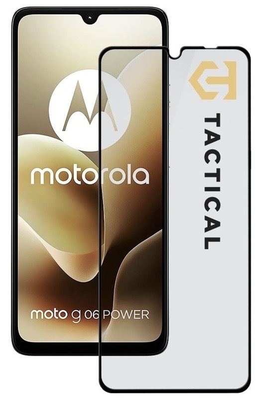 Tvrdené sklo Tactical pre telefón Motorola Moto G06 a G06 Power, profil 0,33 mm