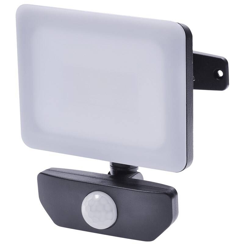 Reflektor Solight Quick, 10 W,  pohybový senzor čierny
