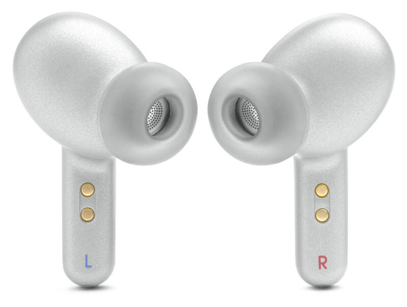 Slúchadlá JBL Live Pro 2 TWS strieborná JBL Live Pro 2 TWS